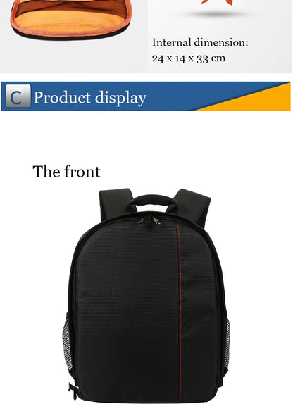 JINNUOLANG 8018 Camera & Laptop Backpack