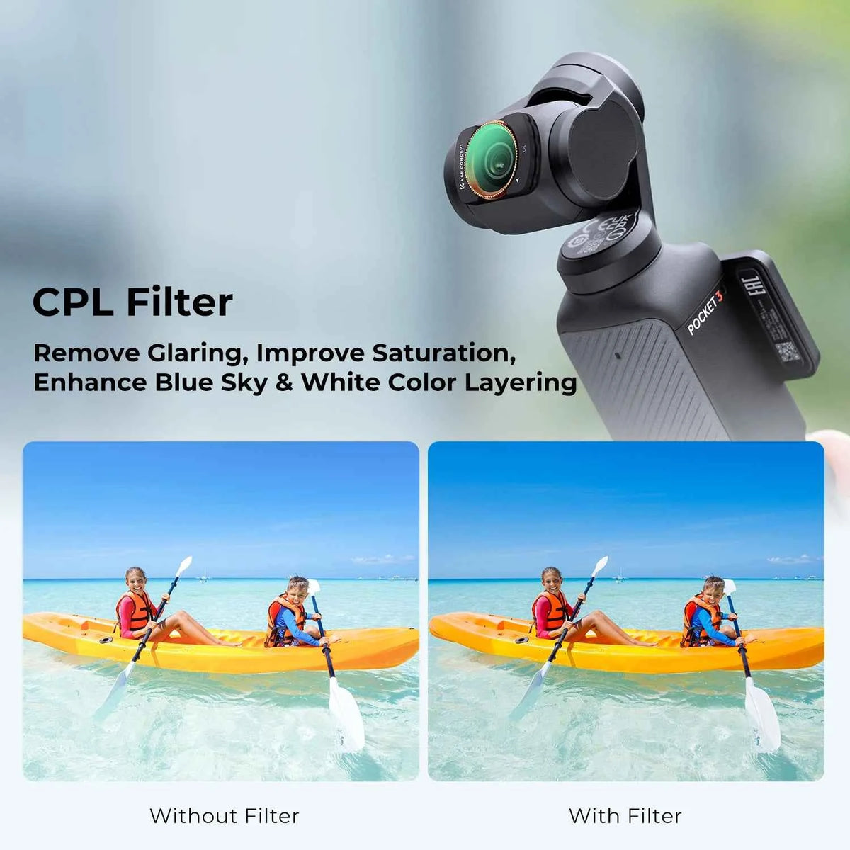 K&F Concept Filter Kit for DJI Osmo Pocket 3