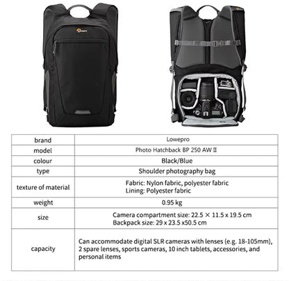 Lowepro Photo Hatchback BP 250 AW II Camera Backpack product image