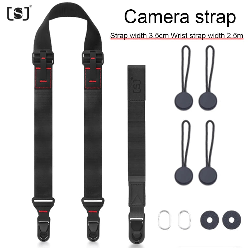 Adjustable Nylon Camera Neck and Shoulder Strap