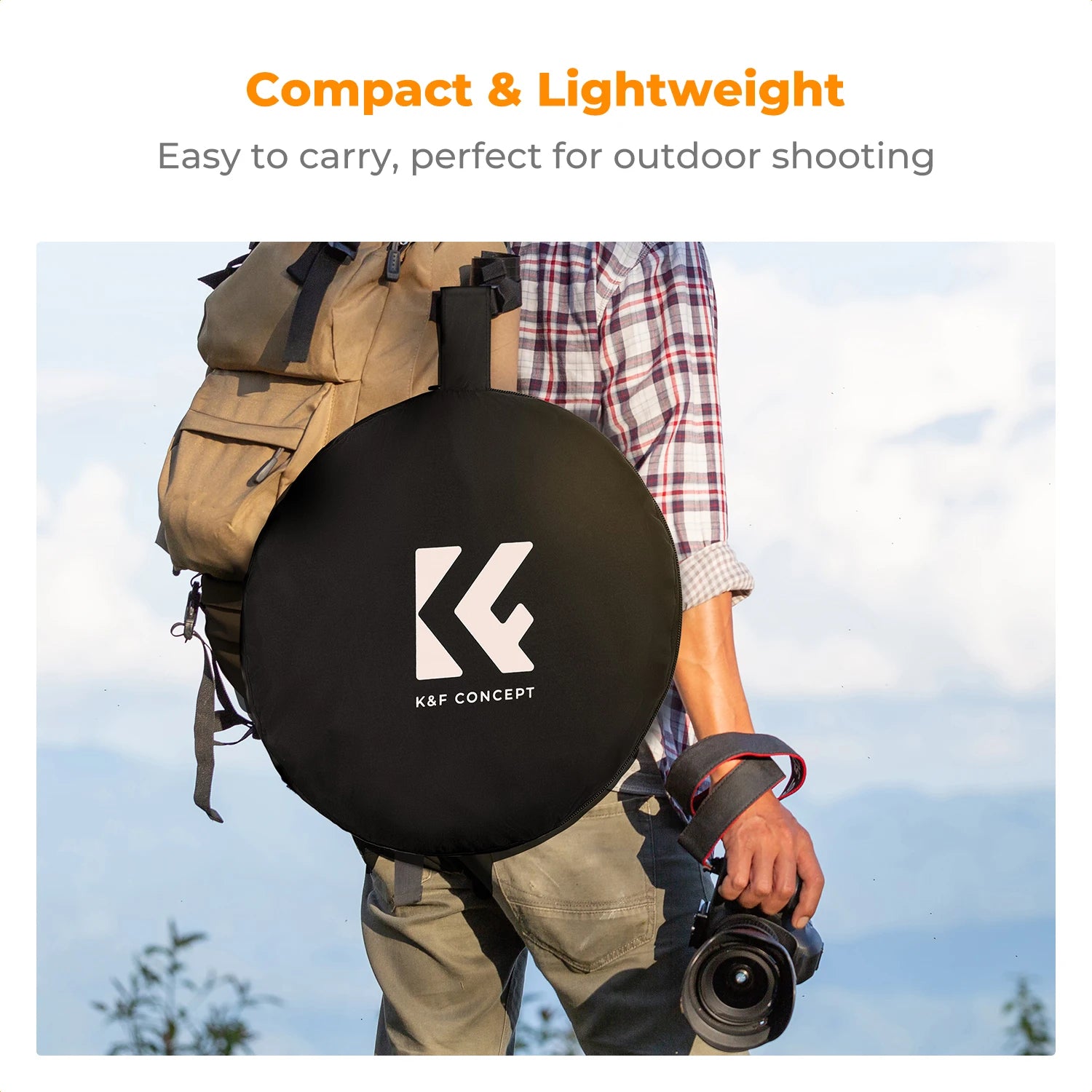 K&F Concept 5-in-1 Oval Photography Reflector