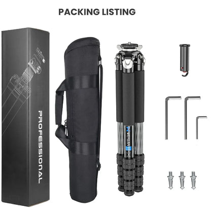 WEYLLAN UX7 Compact Carbon Fibre Travel Tripod