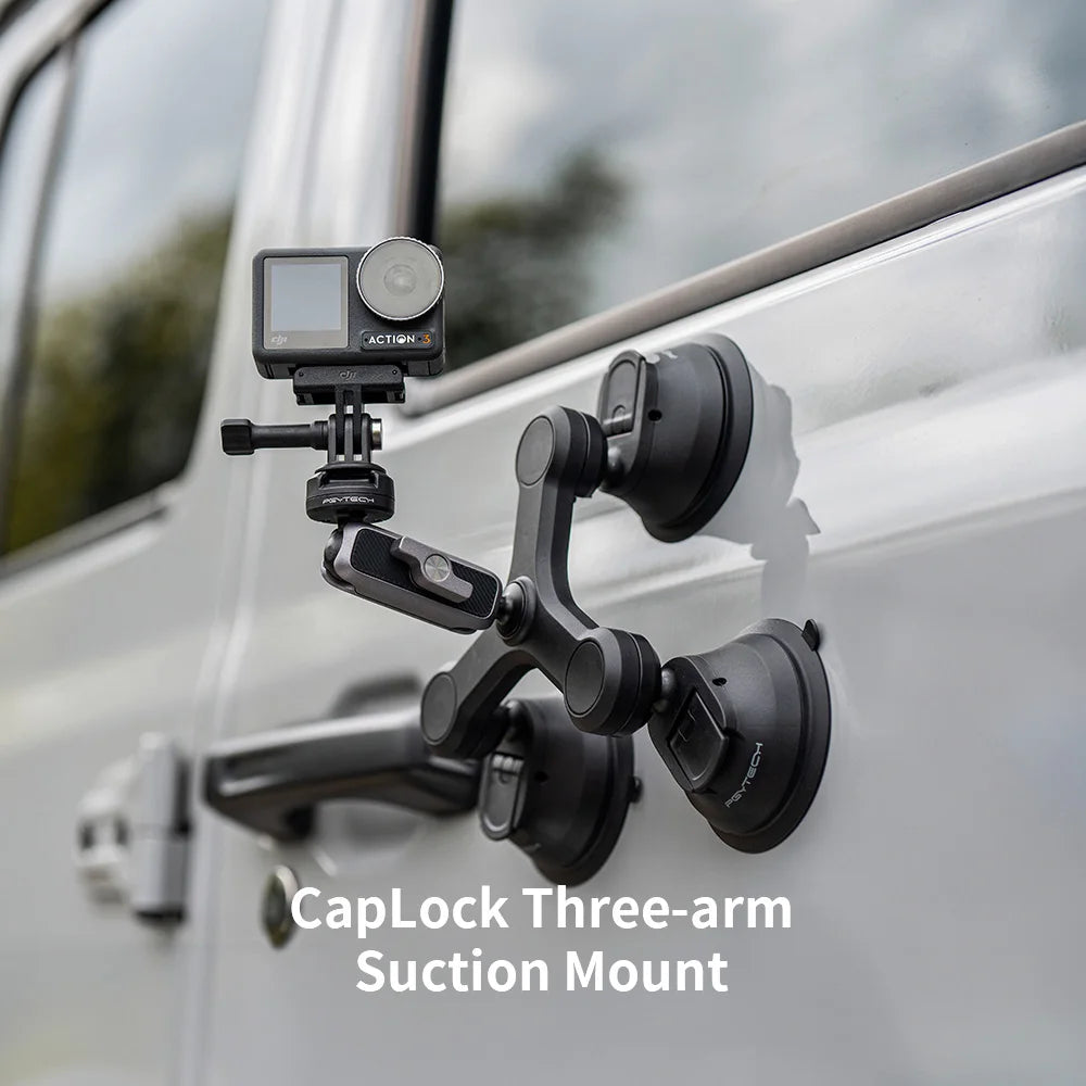 PGYTECH CapLock Triple Suction Camera Mount