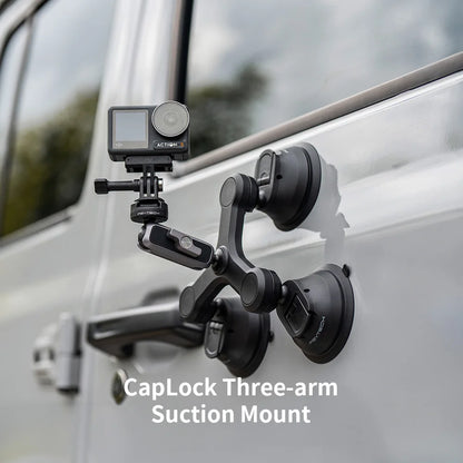 PGYTECH CapLock Triple Suction Camera Mount