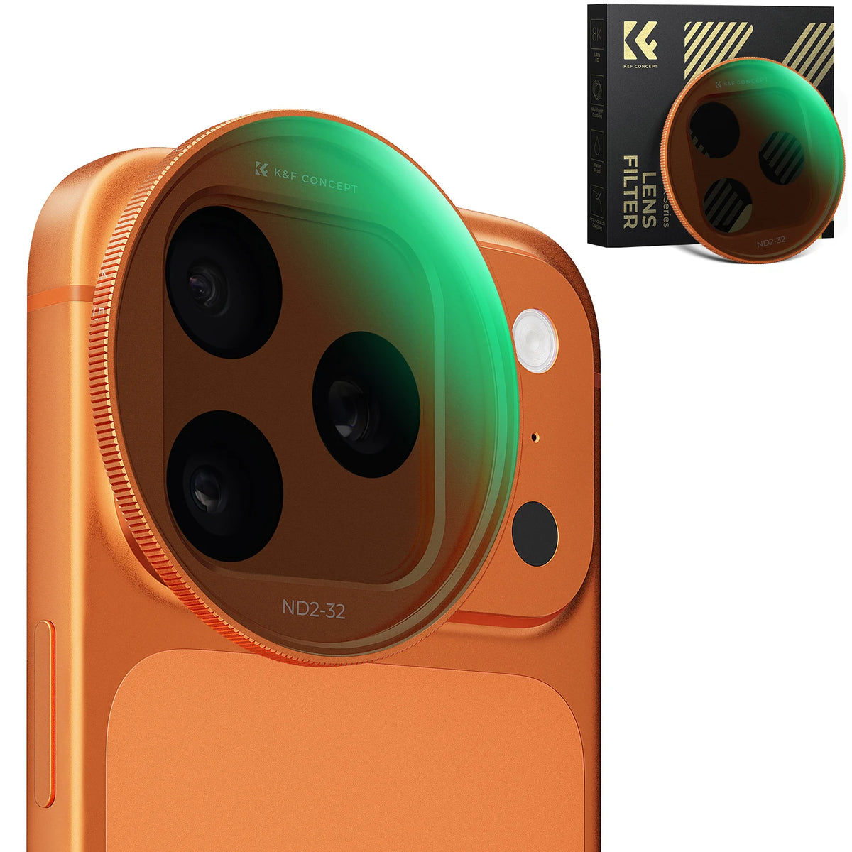 K&F Clip-On Phone Lens Filter Kit - CameraHUB