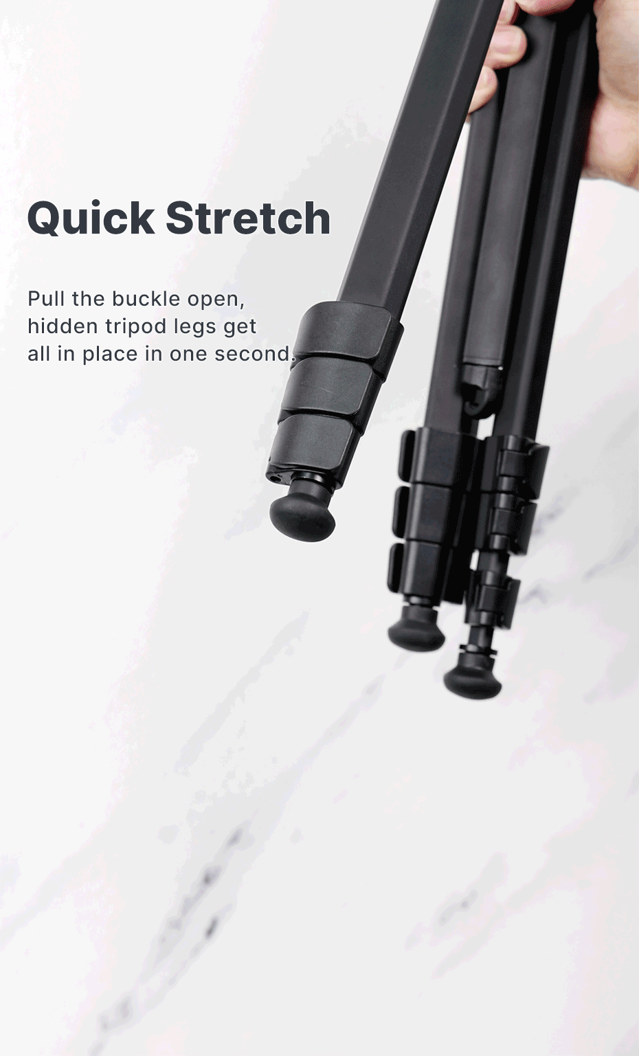 Ulanzi OMBRA YING 62.2-Inch Aluminium Travel Tripod
