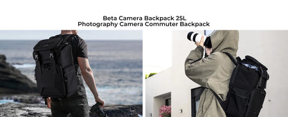 K&F Concept 25L Camera Backpack with 15.6-Inch Laptop Compartment