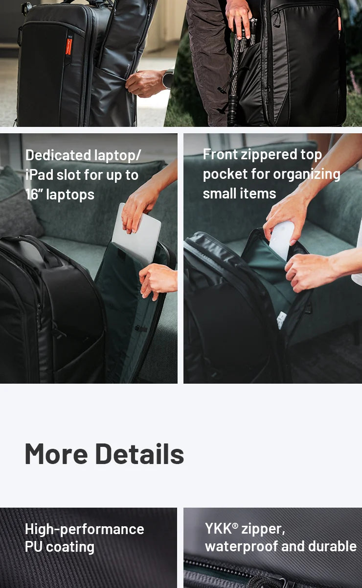 PGYTECH 2-in-1 Roller Camera Backpack