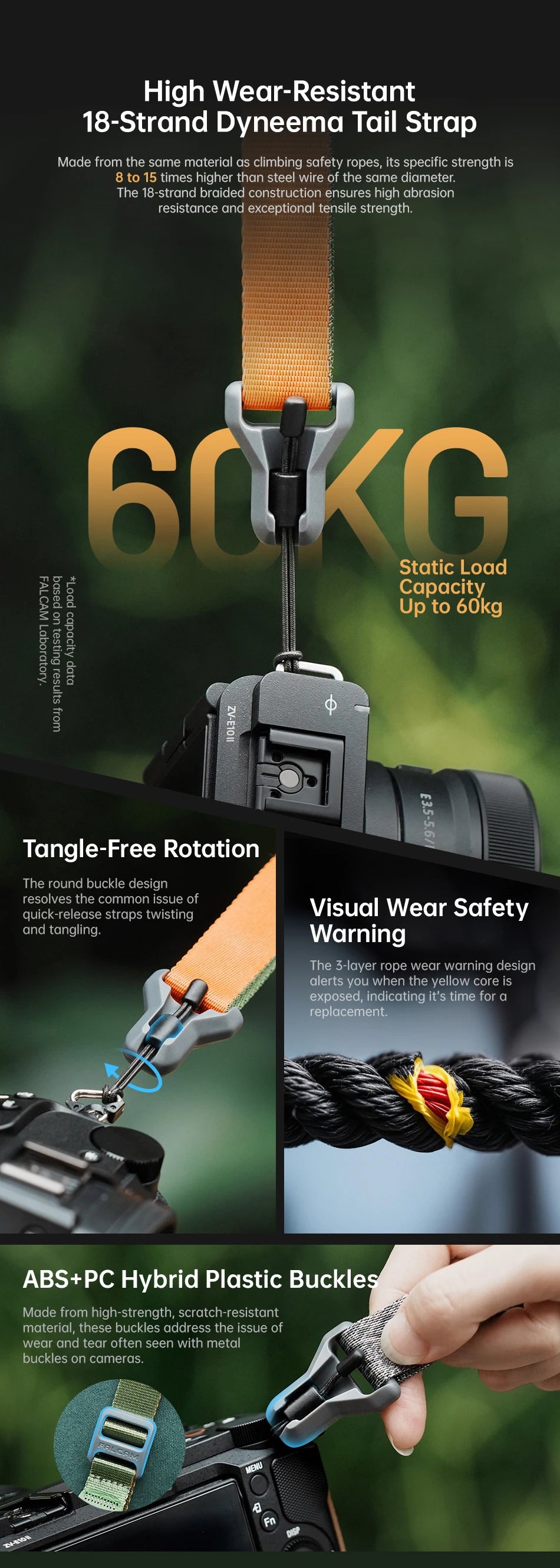 Falcam Maglink Lite V2 Magnetic Camera Shoulder Strap