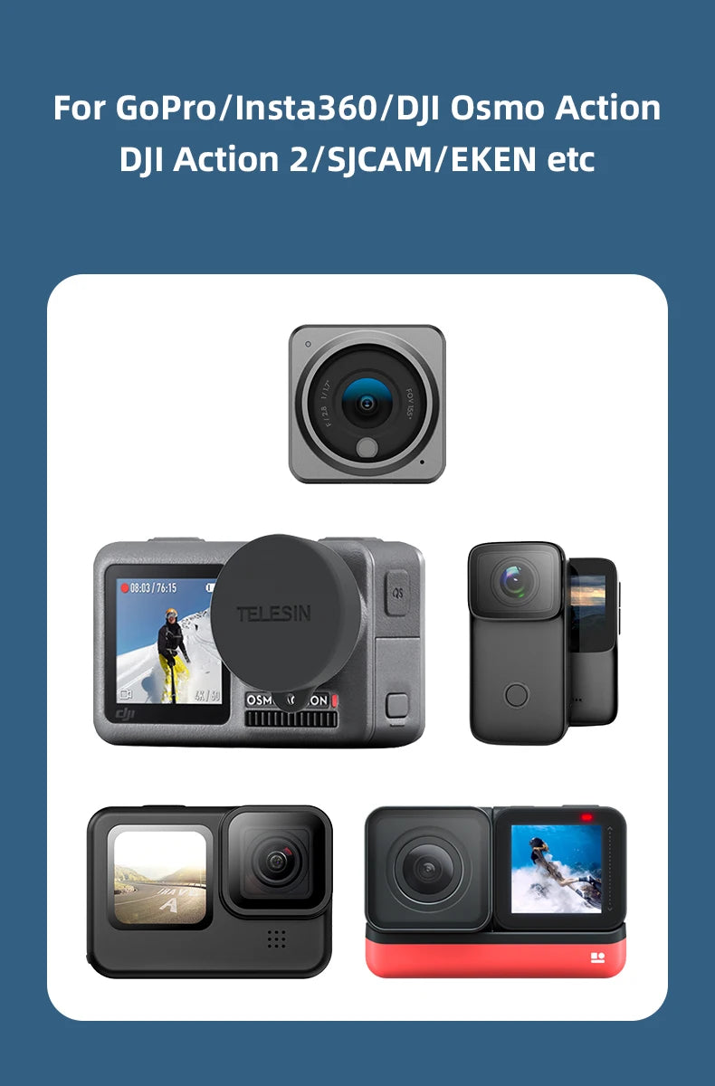 TELESIN 360° Rotating Backpack Strap Camera Mount