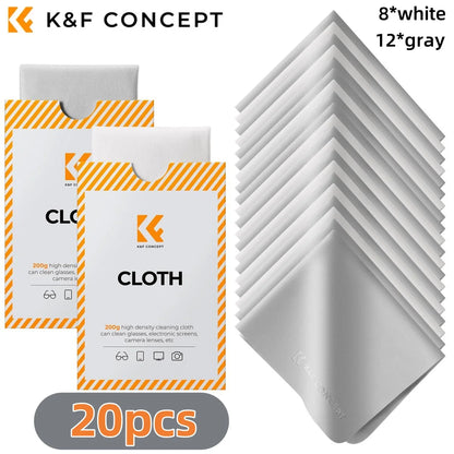 K&F Concept 6.7-Inch Microfibre Camera Cleaning Cloths