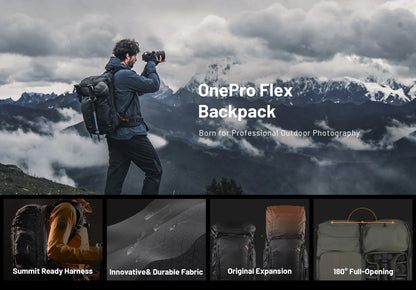 PGYTECH OnePro Flex Camera Backpack - Black 50L M