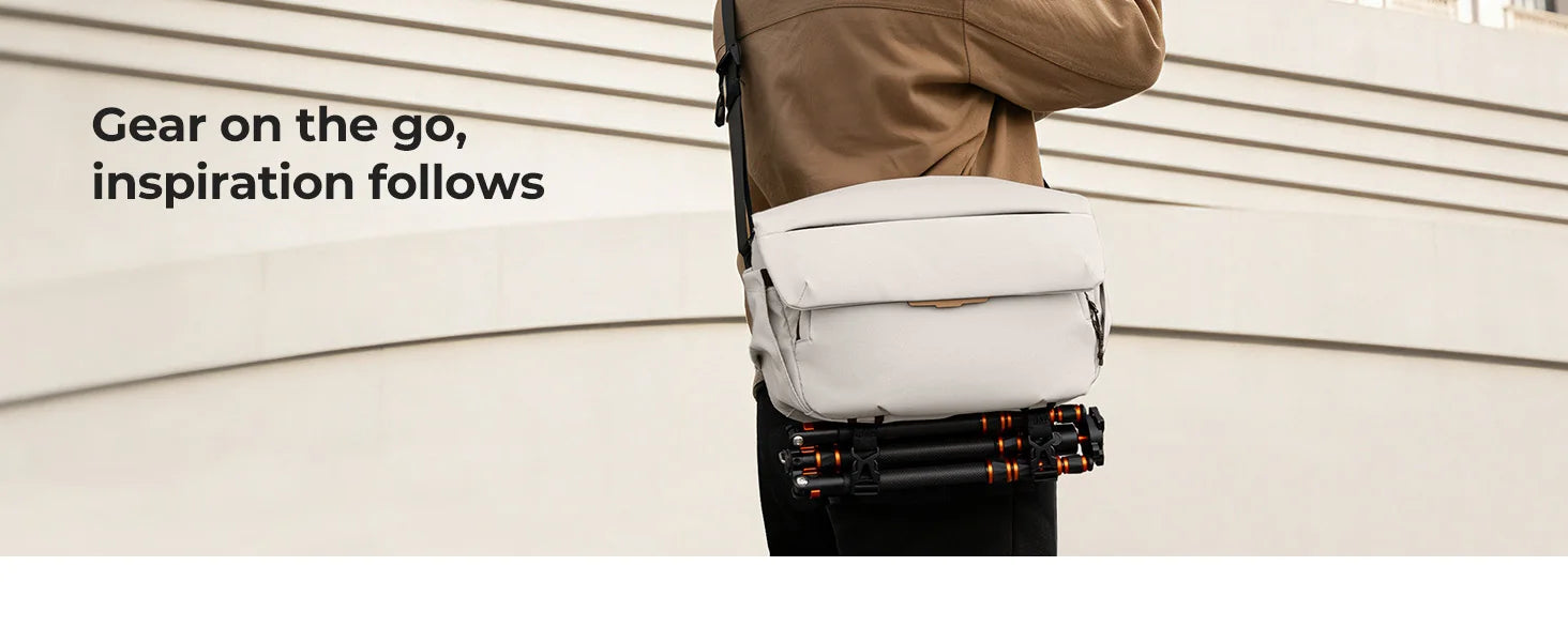 K&F Concept 15L Camera Sling Bag for DSLR & Mirrorless Cameras