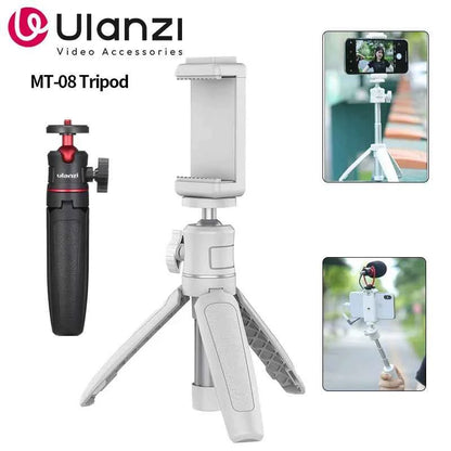 Ulanzi MT-08 White Mini Tripod and Hand Grip