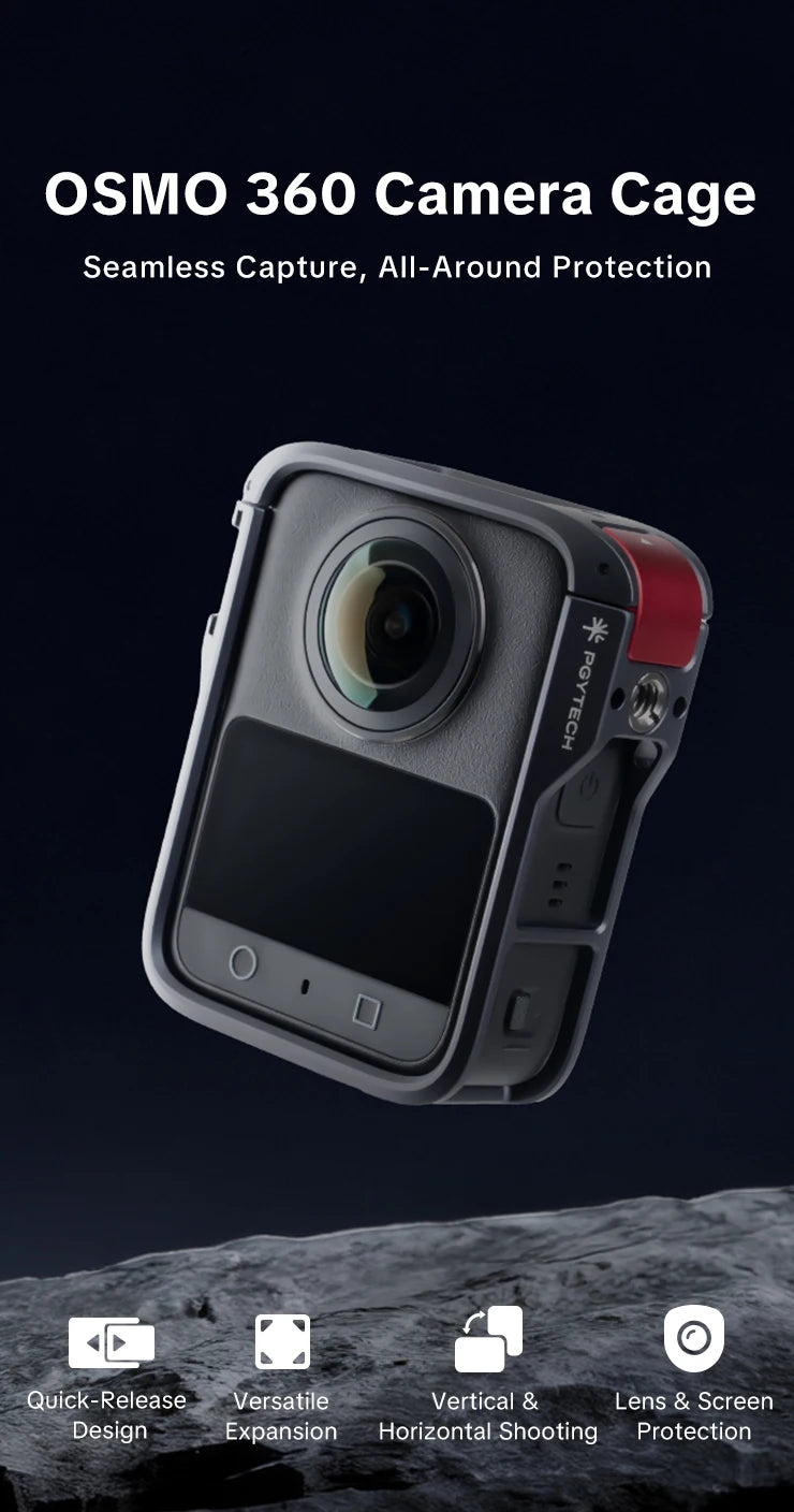 PGYTECH Camera Cage for DJI Osmo 360