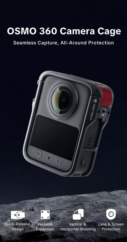 PGYTECH Camera Cage for DJI Osmo 360