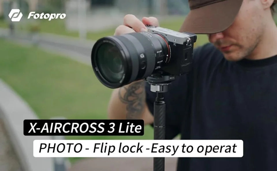 Fotopro X-Aircross 3 Carbon Fibre Travel Tripod