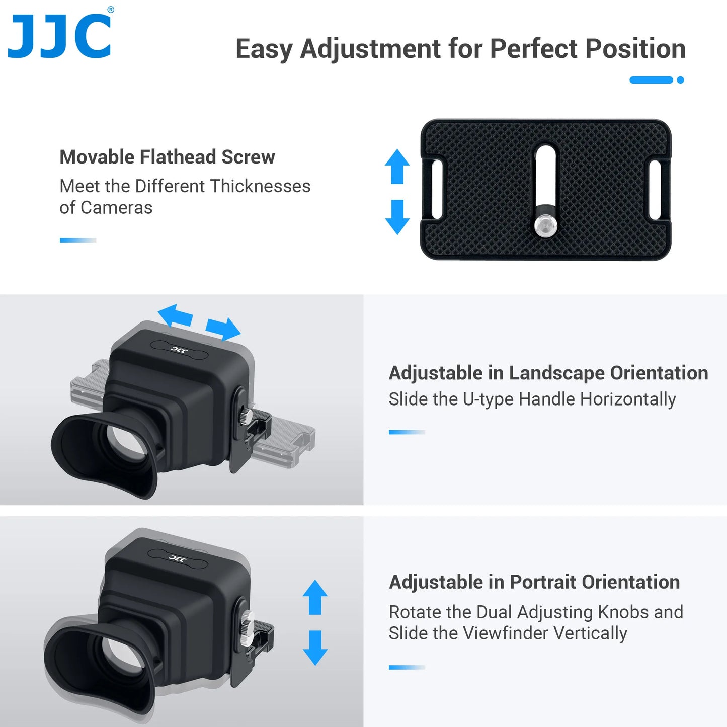 JJC 3x LCD Viewfinder Eyecup for 3.0-Inch Camera Screens