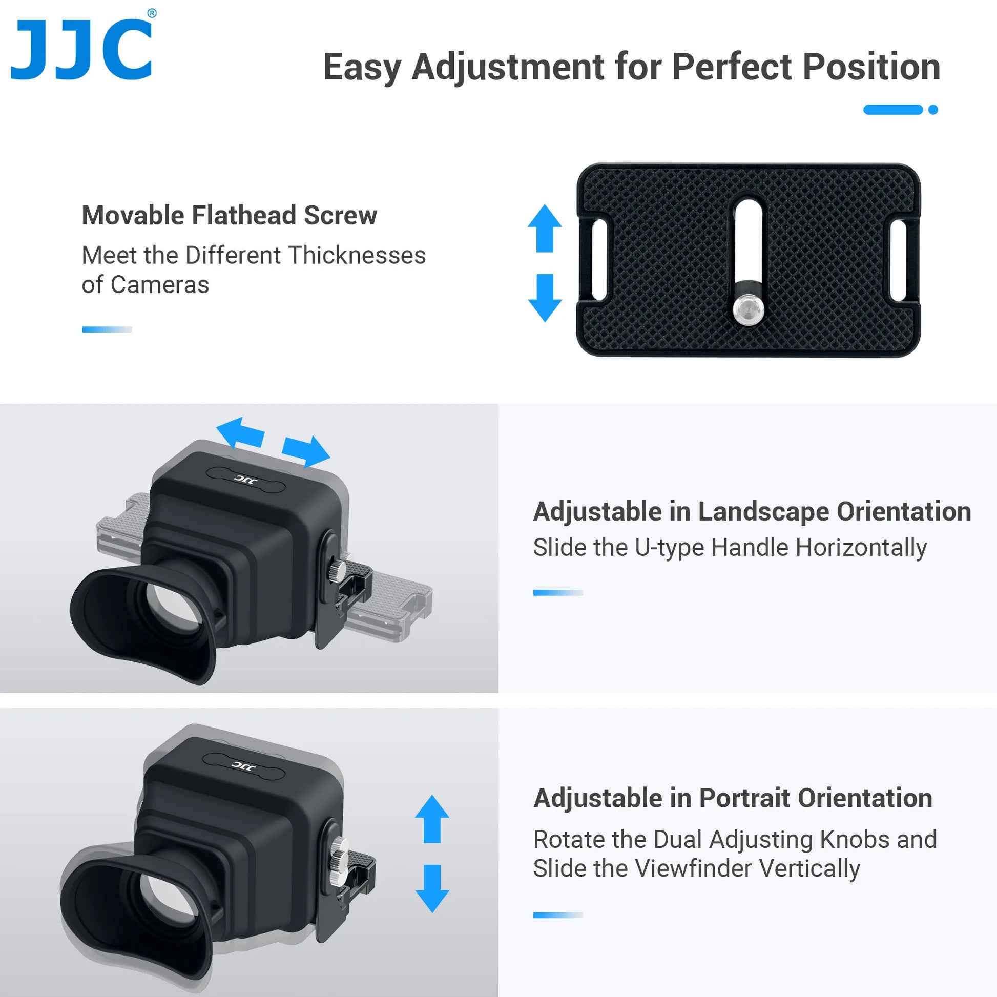 JJC 3x LCD Viewfinder Eyecup for 3.0-Inch Camera Screens