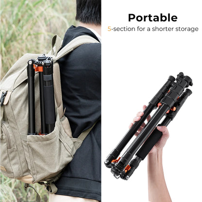 K&F Concept T255A3 72-Inch Aluminium Monopod Tripod