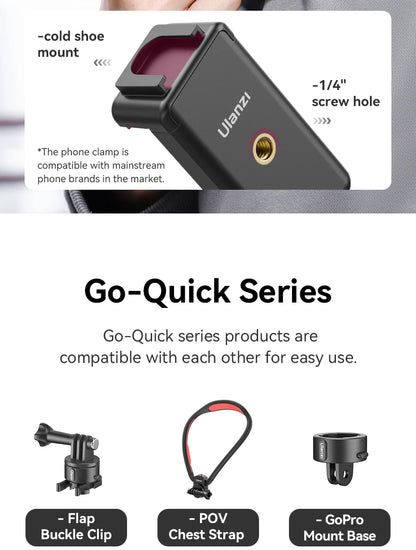Ulanzi Go-Quick II Magnetic Chest Mount