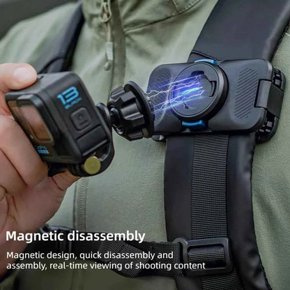Coogens T6 Pro Magnetic Quick Release Backpack Camera Clip