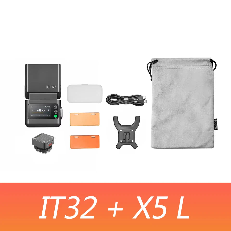 Godox iT32 TTL Camera Flash & X5 Wireless Trigger - IT32 x5s
