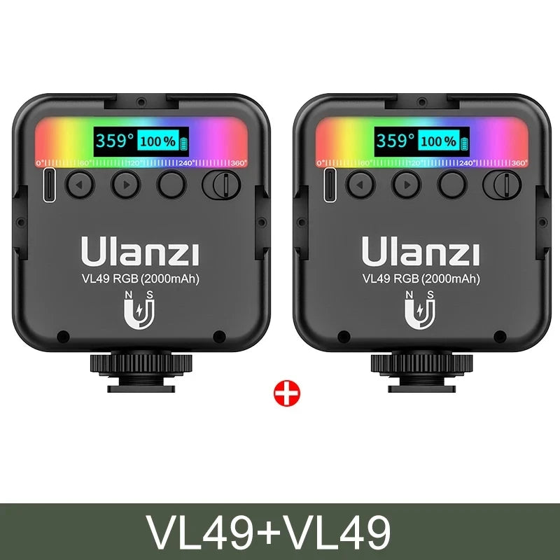 Ulanzi VL49 RGB Magnetic LED Video Light
