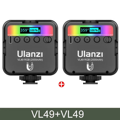 Ulanzi VL49 RGB Magnetic LED Video Light