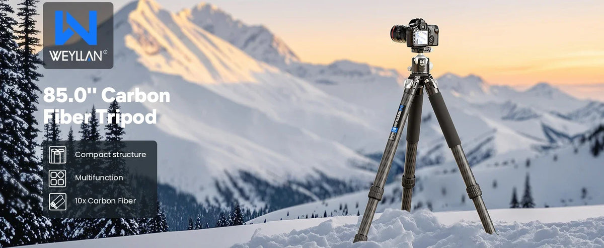 WEYLLAN GX9 Heavy-Duty Carbon Fibre Tripod