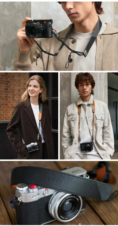 PGYTECH Leather Camera Strap Air Quick Release 80–136cm