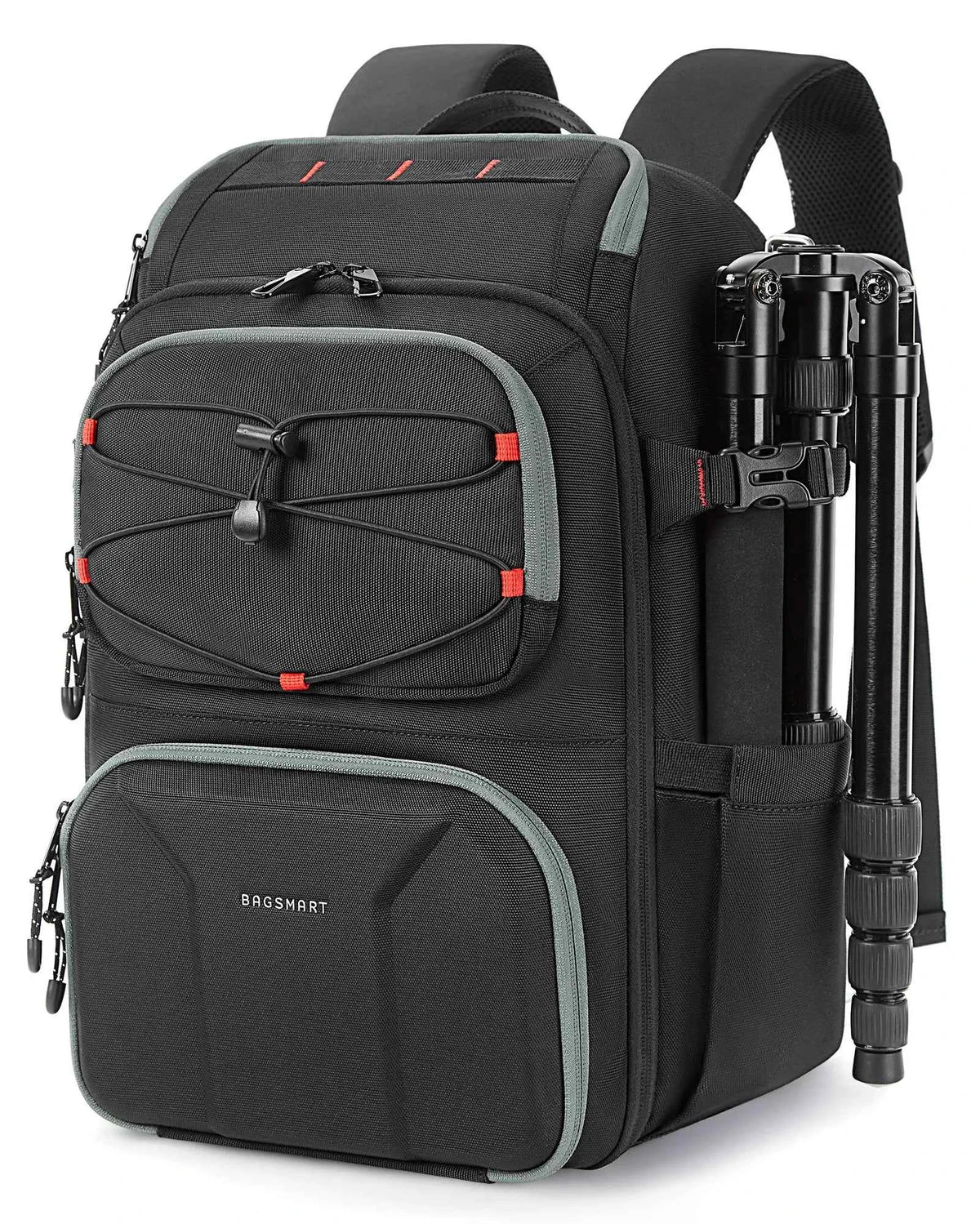 BAGSMART Camera Backpack with 15.6 Inch Laptop Compartment