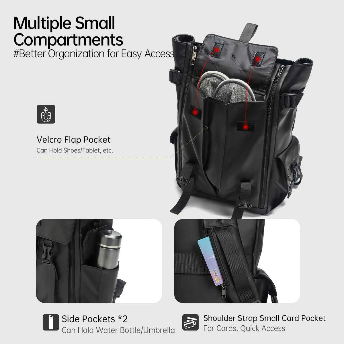 TIGERNU 15.6 Inch Laptop Travel Backpack