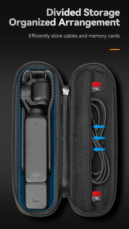 TELESIN Mini Protective Carry Bag for DJI Pocket 3 / Pocket 4