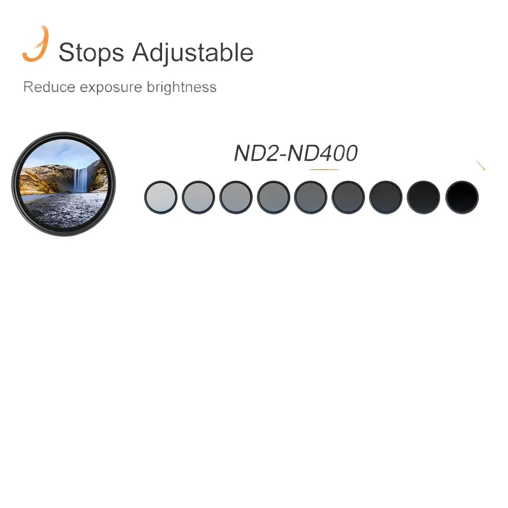K&F Concept Variable ND Lens Filter - No blue coating / 40 5mm