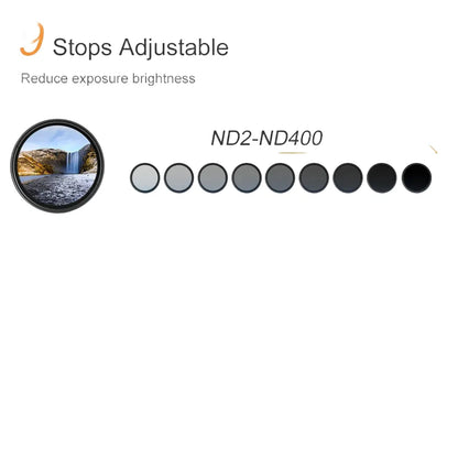 K&F Concept Variable ND Lens Filter - No blue coating / 40 5mm