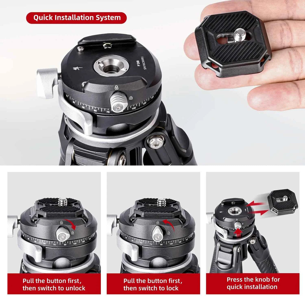 COMAN Zero F38 Carbon Fibre Travel Tripod