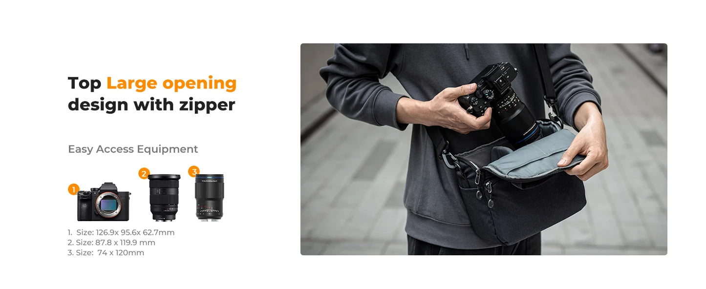 K&F Waterproof Camera Sling Bag