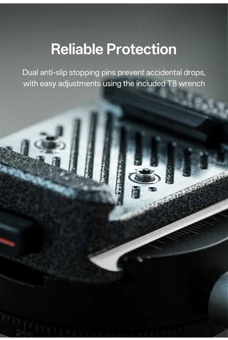PGYTECH Arca-Type Quick Release Clamp & Plate V2