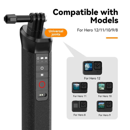 TELESIN Floating Selfie Stick with Remote for GoPro HERO
