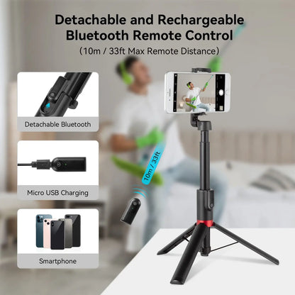 SmallRig ST20 Pro Selfie Stick Tripod with Bluetooth Remote