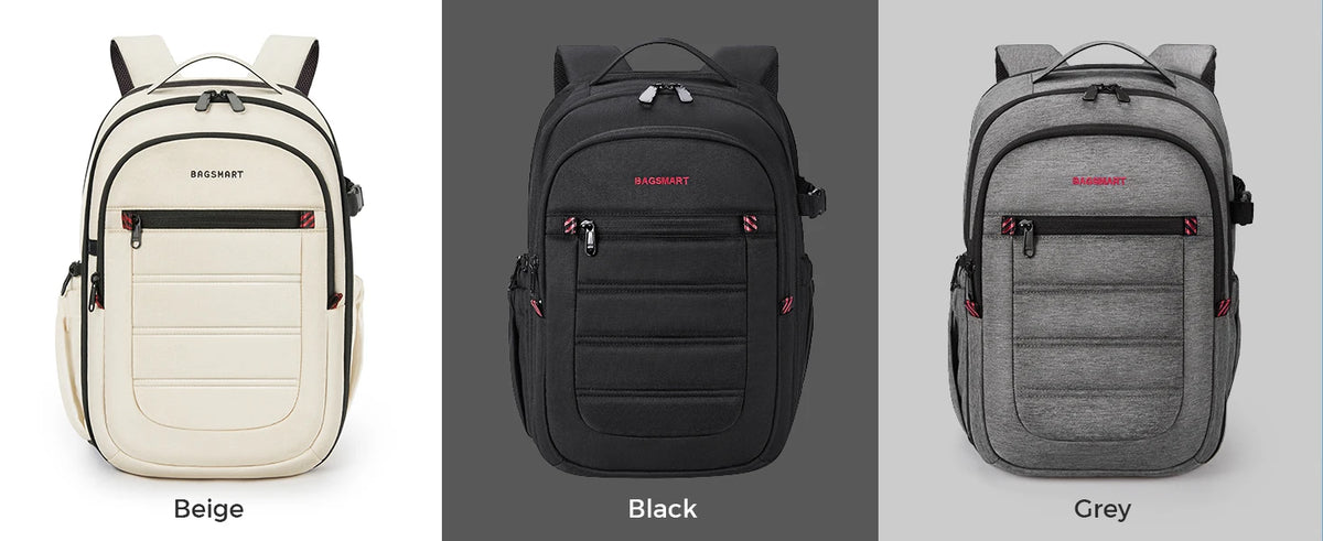 BAGSMART Expandable Camera Backpack with 15.6 Inch Laptop Compartment