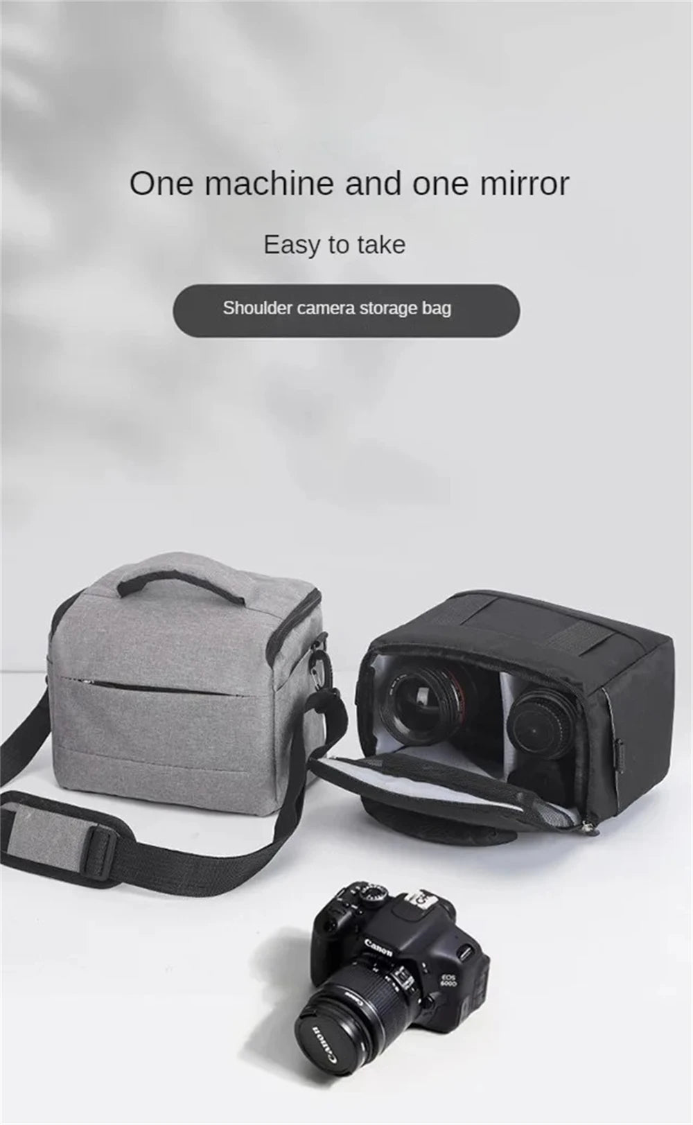 DSLR Crossbody Shoulder Camera Bag