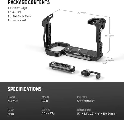 NEEWER Camera Cage for Sony FX3 and FX30