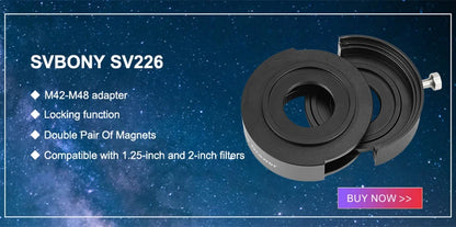 SVBONY SV220 7nm H-Alpha/OIII Dual-Band Telescope Filter