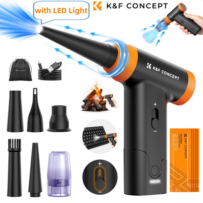 K&F Cordless Electric Air Duster & Camera Cleaner