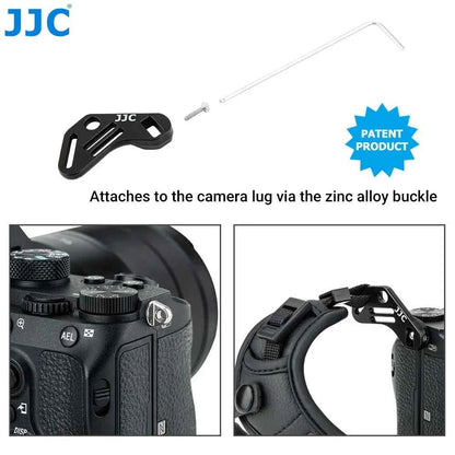 JJC Deluxe Mirrorless Camera Hand Grip Strap with Arca-Swiss Plate