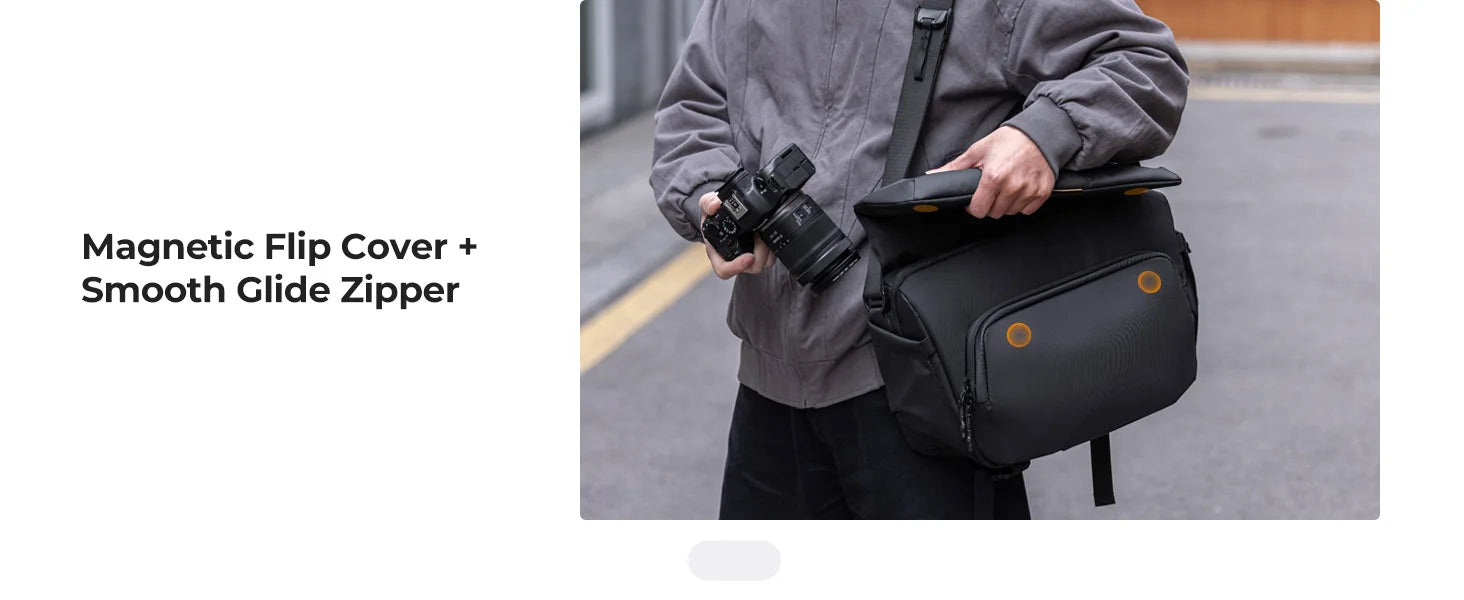 K&F Concept 15L Camera Sling Bag for DSLR & Mirrorless Cameras