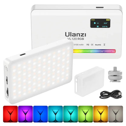 Ulanzi VL120 RGB LED Video Light - CameraHUB