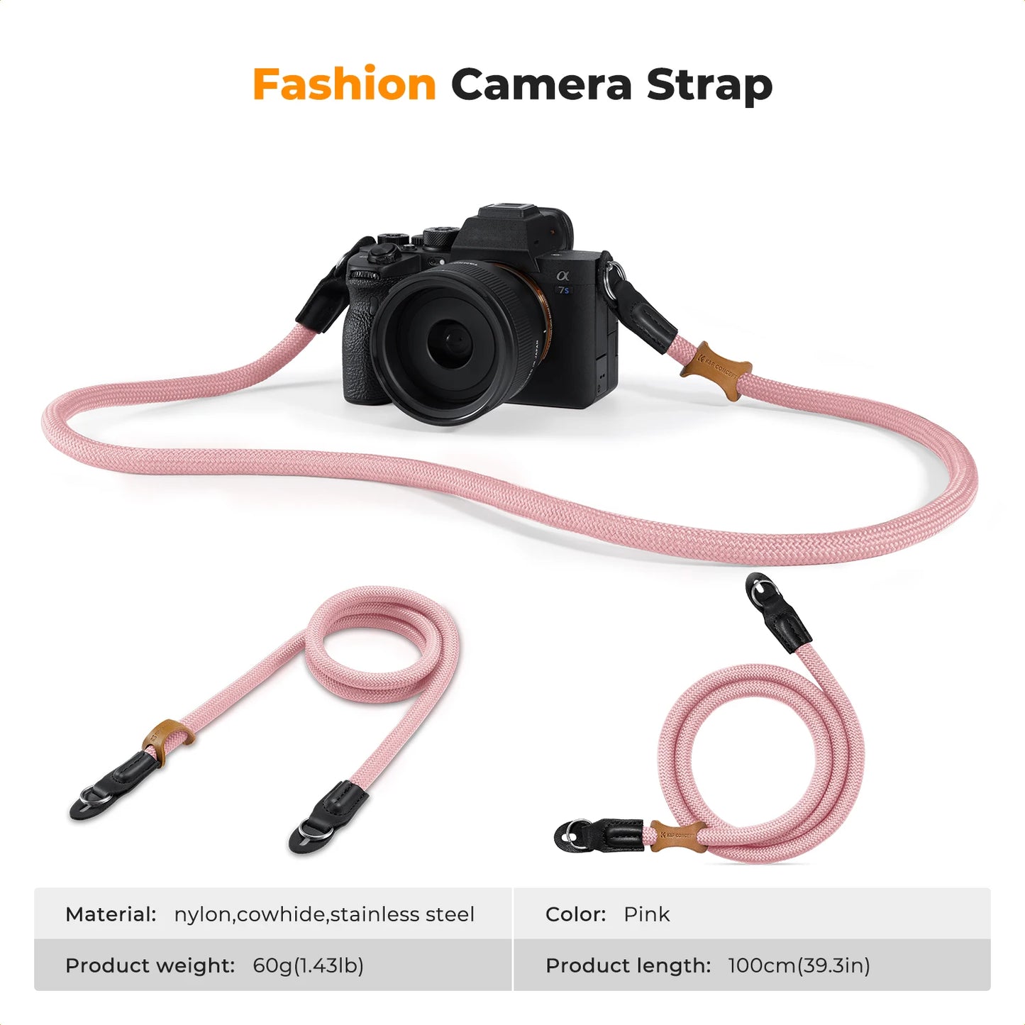 K&F Concept 100cm Nylon Rope Camera Strap